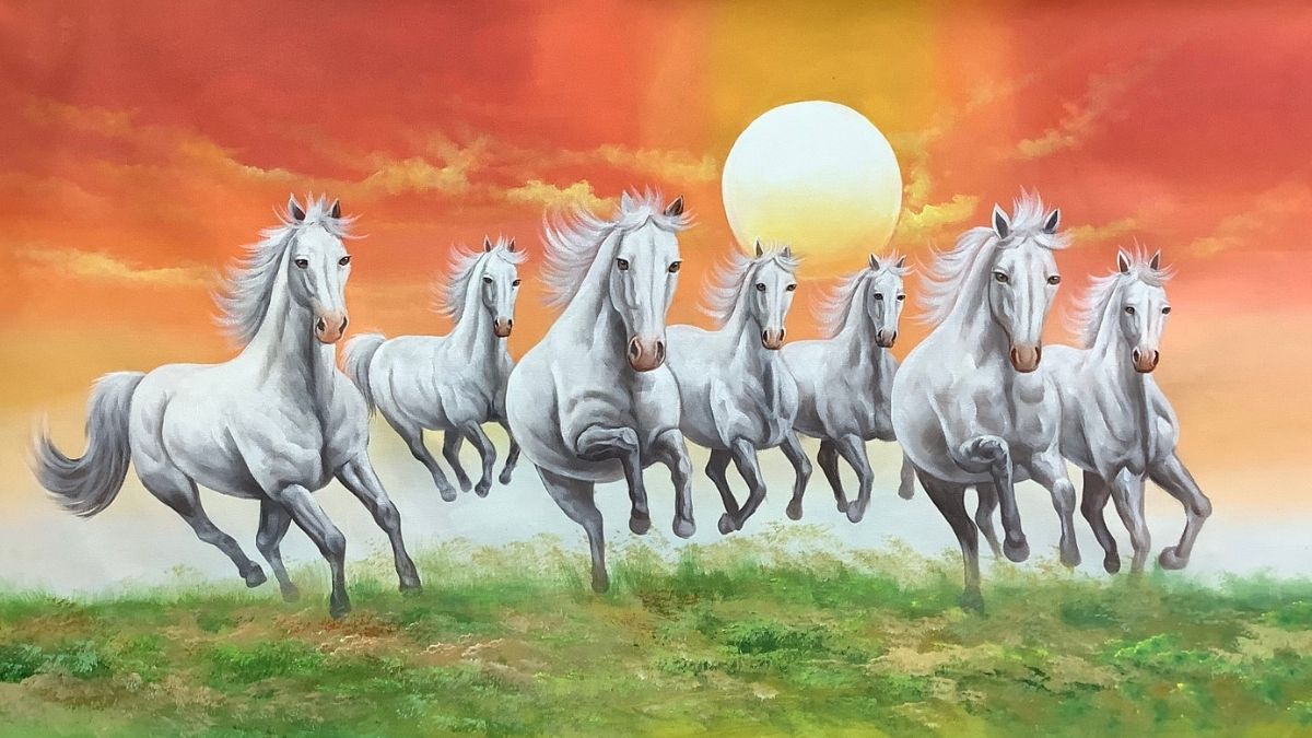 7 Horses Painting