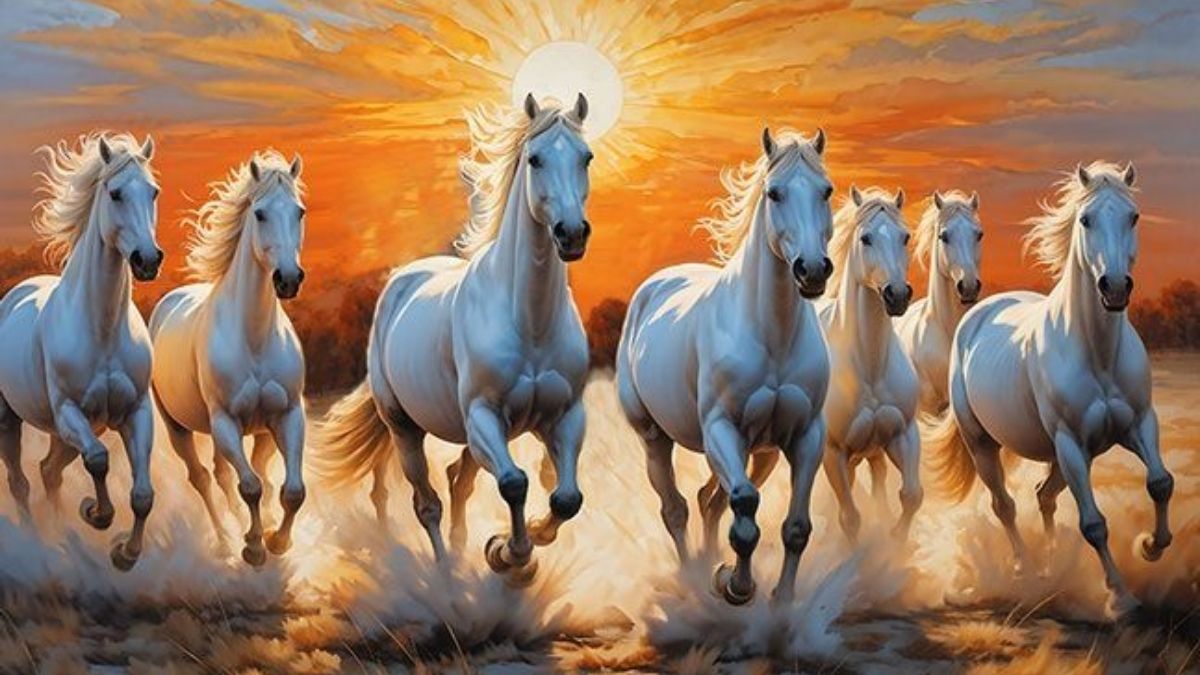7 Horses Painting